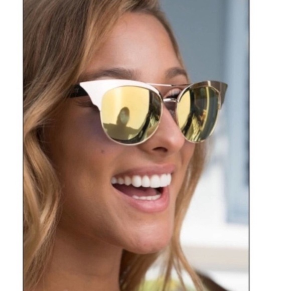 Quay Australia Accessories - Quay Zig Gold Mirror Sunglasses